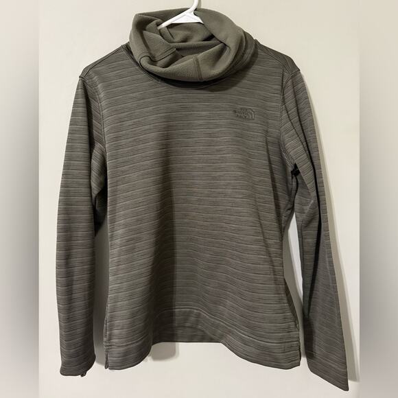 THE NORTH FACE women’s green medium novelty glacier fleece pullover active fit - Picture 2 of 12